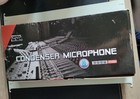 Condenser Microphone Studio Uni-directional Wired Black Red For Recording