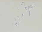 Richard Burton Signed Autographed Vintage Album Page 1970s 4 1 4  X 5 1 2  Actor