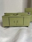 Rare Vintage Hall s Lifetime Toys Wooden Dollhouse Kitchen  Sink  Fridge   Oven