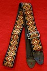 Vtg 60 s Ace Woven Guitar Strap Clapton Hendrix Made In Usa