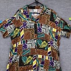 Vintage 90s Bentley Shirt Shorts 2 Piece Set Womens 22w Multicolor Patchwork