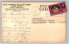 1967 Royal Caribbean Hotel Hastings Barbados Pool Vintage Postcard