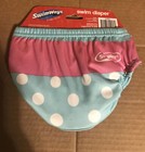 Swim Ways Reusable Swim Diaper Fish Design - 6 Months Small 13 - 18 Lb New
