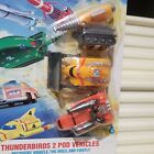 Matchbox 1992 Thunderbirds 2 Three Pod Vehicles New Mint On C9 Mint Card