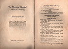 1934  Worcester  Massachusetts  School Of Nursing  The Memorial Hospital