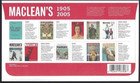 Canada     2104     maclean s Magazine       Brand New  2005 Single 1ssue