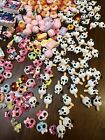 Flat Back Resin Cabochon Hair Bow Supplies Huge  Destash Craft Lot Of 800  Mix