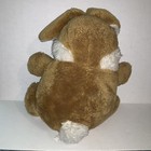 Vintage 1979 Dan Dee Plush Easter Bunny    tubby     Brown white 15    With Repair