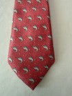 Vineyard Vines  Boys Youth Pink Silk Tie Marlin Print