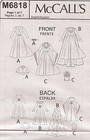 Mccalls 6818 Evil Queen Costume Pattern Sz 4-20 Once Upon A Time Coat Cape