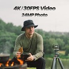 4k Ultra Hd 24mp Action Cam Camcorder Dual Screen Sport Camera  Wifi Underwater