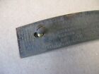 Antique Planet Jr Cast Iron Round Hopper Seeder Brass Seed Indicator Gauge Plate