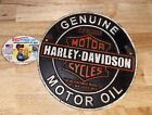 Harley Davidson Cast Iron Sign Plaque Motorcycle Garage Fatboy Collector 3   Lbs