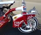 Murray Fire Chief Tricycle Trike Bike Head Badge Decal