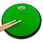 Paititi 8 Inch Silent Portable Practice Drum Pad Round Shape With Carrying Bag