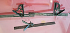 Trio   1 Of Vintage antique Combination Squares tools - Lufkin  Brown sharpe  2c