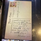 1912 Happy New Year  Calendar Postcard Vintage With Extremely Rare Stamp   