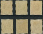 Seychelles 1912 Kg5th 2c To 30c 6 Stamps Fine Mint