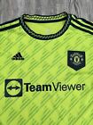 Adidas Manchester United Jersey 2022 23 Size Medium Long Sleeve Rare B1