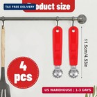 4 Pcs Tomato Corer Tool  Stainless Steel Strawberry Huller Stem Remover  Practic