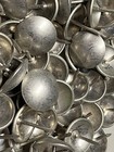 100 Ct  Round Decorative Pewter nickel Upholstery Tacks nails New