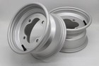 2 X 10  Front Aluminum Wheels Rims 4x144 Honda 450r 400ex 300ex 250ex Silver