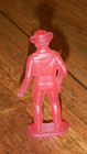 Vintage  Original 1950s Nabisco Sky King Cereal Premium Figure - Red Sky King