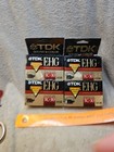 Tdk Ehg Tc-30 Blank Tape Extra High Grade Camcorder Vhs-c Cassette 4 Pack