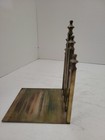 Vintage Brass Art Deco Bookends Fence Design