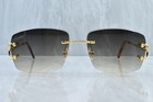 Cartier Rimless Vintage Sunglasses Fred Glasses Big C Decor Ct0092o Piccadilly
