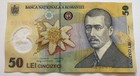 Romania 50 Lei 2018 P-120 Edelweiss  Eagle  Airplane Colorful Polymer Banknote