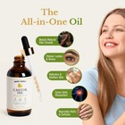 Castor Oil Organic Hexane Free  Hair Usda Certified 100  Pure Cold Pressed 4oz