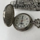Mixed Lot Of Train Railroad Items Belt Buckle Coin Whistles Stop Watch Silver