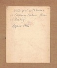 1915 Photo Of A Family And Horse By An Old Cabin