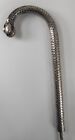 Antique German Hand Hammered 800 Silver Parasol Handle Secessionist