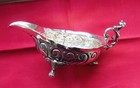 1789 Stunning George Iii Solid Silver Sauce  gravy Boat With A Very Rare Handle 