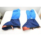 Chouinard Equipment Vtg Gaiters Blue Leather Mountaineering Gear Flaws Patagonia