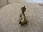 Foo Dog Vintage Brass Chinese Figurine 3 In  Long