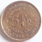 Belgian Congo   5 Francs 1947 Km 29