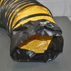 Allegro Blower Duct 9500-15  Round  Flexible  8  X 15ft  Polyester  Black yellow