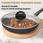 Glass Lids For Pot And Pan  8  9 5  10 25  11  12  12 6  13 5  14 Inch Tempered