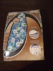  Ironing Board Cover   Pad Blue White Floral Duckwall Alco New Old Stock 