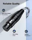 Xlr Female To 1 4 Trs Male Cable 4ft Balanced Audio Microphone Mic Cord