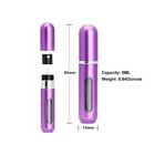 2 Pcs Travel Portable Mini Refillable Perfume Atomizer Bottle Spray Pump Case