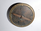 Rare Large 9  Antique Bronze Marine  Nautical  Ship Navigation  Compass Face