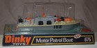 Vintage Dinky No  675 Motor Patrol Boat  153 In Original Box - Diecast