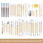 Pottery Tools Set Clay Sculpting Modeling Ceramic Carving Tool 45pcs