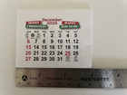 2027 Self Stick 13 Month Small Calendar Pad-tear Off Pages