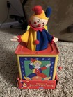 Vintage Schylling Jack In The Box Toy Jester Rare Clown-