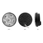 4  Grommet Mount Led Flood Work Lamp W  Bubble Lens   Reflector Cap - 600 Lumen